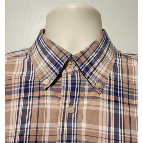 Cinch Long Sleeve Button-down Dress Shirt Size Large Plaid - Picture 2 of 6